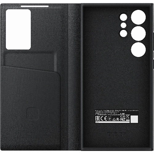 Чехол-книжка Samsung Smart View Wallet Case для Galaxy S24 Ultra, Black, чёрный