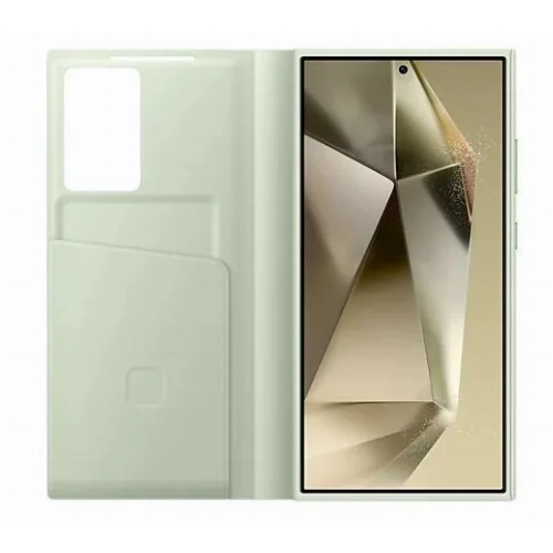 Чехол-книжка Samsung Smart View Wallet Case для Galaxy S24 Ultra, Light Green, светло-зелёный