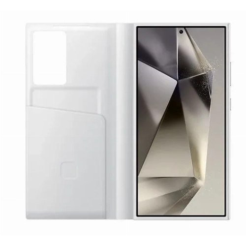 Чехол-книжка Samsung Smart View Wallet Case для Galaxy S24 Ultra, White, белый