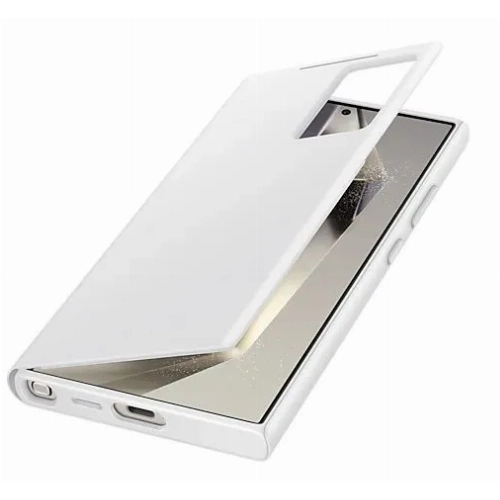 Чехол-книжка Samsung Smart View Wallet Case для Galaxy S24 Ultra, White, белый