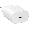 Сетевое зарядное устройство Samsung EP-TA800 + кабель USB Type-C, 25 Вт, белый