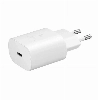 Сетевое зарядное устройство Samsung EP-TA800 + кабель USB Type-C, 25 Вт, белый