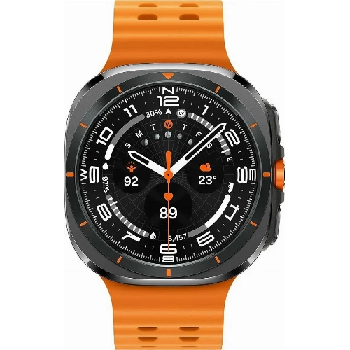 Умные часы Samsung Galaxy Watch Ultra, 47 мм, LTE, Black/Orange, чёрный/оранжевый