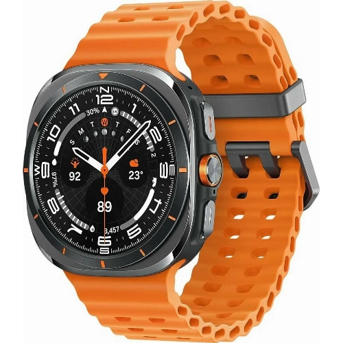Умные часы Samsung Galaxy Watch Ultra, 47 мм, LTE, Black/Orange, чёрный/оранжевый