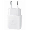 Сетевое зарядное устройство Samsung 15W Power Adapter с кабелем Type-C to Type-C, белый