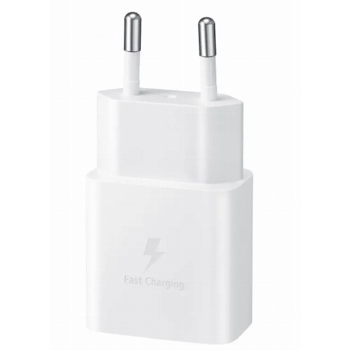 Сетевое зарядное устройство Samsung 15W Power Adapter с кабелем Type-C to Type-C, белый