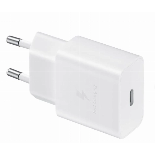 Сетевое зарядное устройство Samsung 15W Power Adapter с кабелем Type-C to Type-C, белый