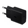 Сетевое зарядное устройство Samsung 15W Power Adapter с кабелем Type-C to Type-C, чёрный