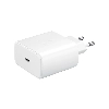 Сетевое зарядное устройство Samsung EP-TA845N + кабель USB Type-C, 45 Вт, белый