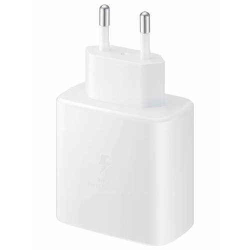 Сетевое зарядное устройство Samsung EP-TA845N + кабель USB Type-C, 45 Вт, белый