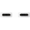 Кабель Samsung USB Type-C - Type-C, 1.8 м, 3A, White, белый
