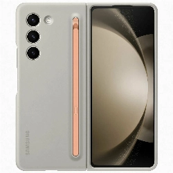 Чехол для Samsung Galaxy Z Fold 5 Slim Cover + S Pen, бежевый