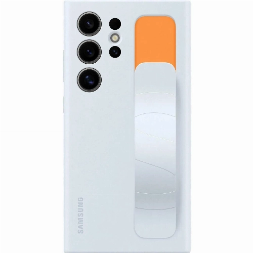Чехол Samsung для Galaxy S24 Ultra, Standing Grip Case, голубой