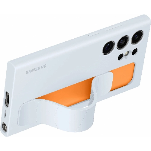 Чехол Samsung для Galaxy S24 Ultra, Standing Grip Case, голубой