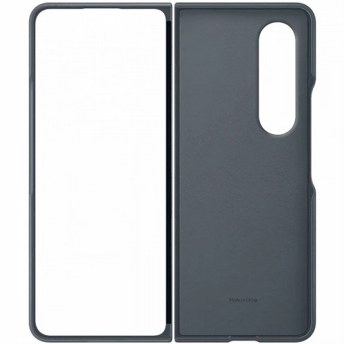 Чехол Samsung Leather Cover для Z Fold 4, серый