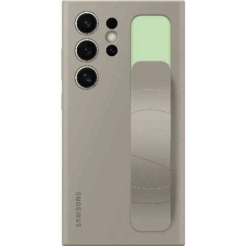 Чехол Samsung Standing Grip Case S24 Ultra, серо-коричневый