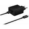 Сетевое зарядное устройство Samsung EP-TA845N USB Type-C, 45 Вт, черный