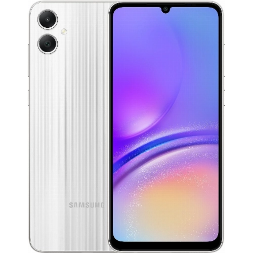Смартфон Samsung Galaxy A05, 4.128 ГБ, серебристый