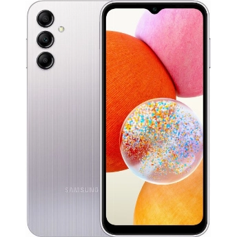 Смартфон Samsung Galaxy A14, 6.128 ГБ, серебристый