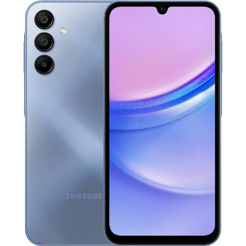 Смартфон Samsung Galaxy A15 4G, 6.128 Гб, синий