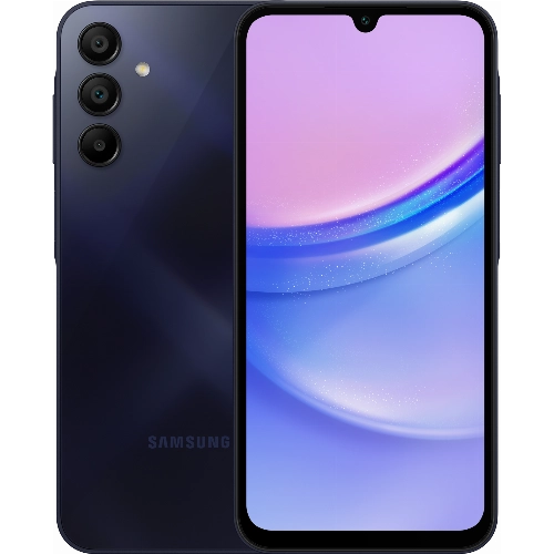 Смартфон Samsung Galaxy A15 4G, 6.128 Гб, темно-синий