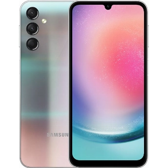 Смартфон Samsung Galaxy A24, 4.128 ГБ, серебристый