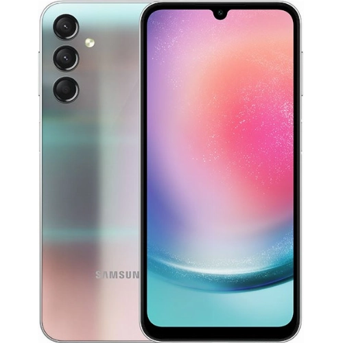 Смартфон Samsung Galaxy A24, 6.128 ГБ, серебристый